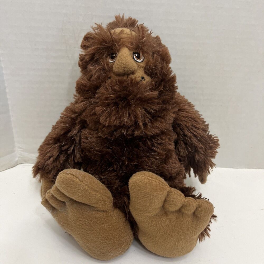Big Foot Plush Sasquatch Plush Stuffed Animal 8” Sitting